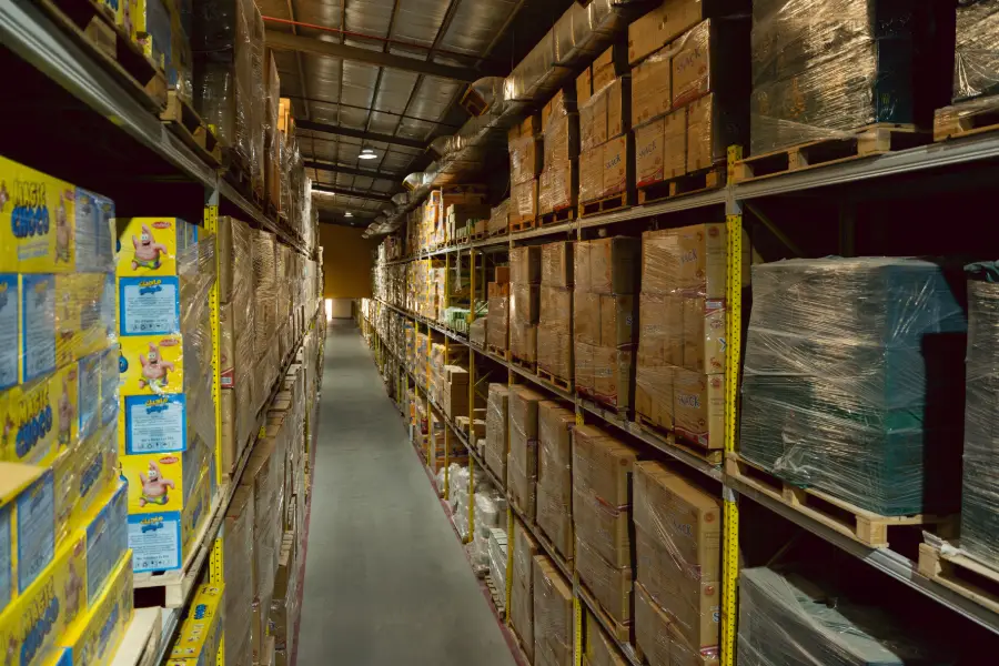 Private dedicated warehouse storage racks